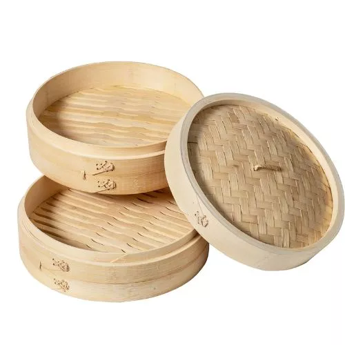 Joyce Chen 2-Tier Bamboo Steamer (10-Inch)