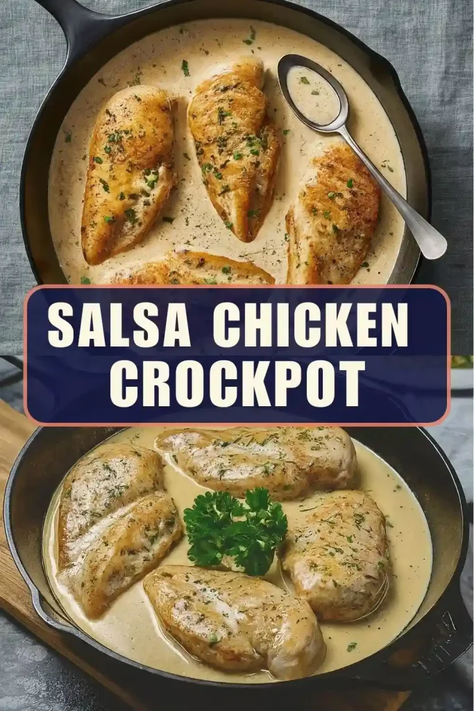 Chicken in White Wine Sauce image is ready to share and pinned on Pinterest