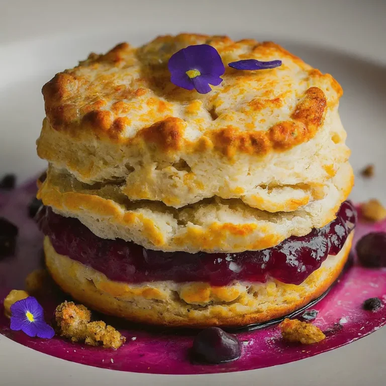 Gluten-Free Biscuit Recipe: Golden and flaky gluten-free biscuits stacked on a plate, ready to be served.