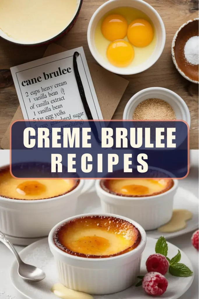 creme brulee recipes image for pinterest