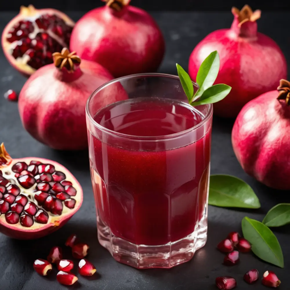 Delicious pomegranate arils used in various recipes, adding a burst of color and flavor to dishes.