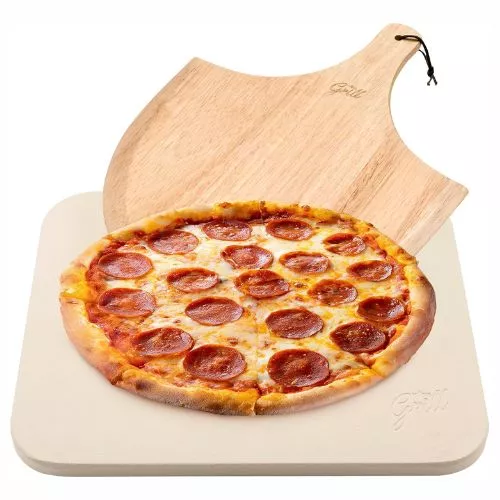 HANS Grill Pizza Stone – Extra Large 15x12"