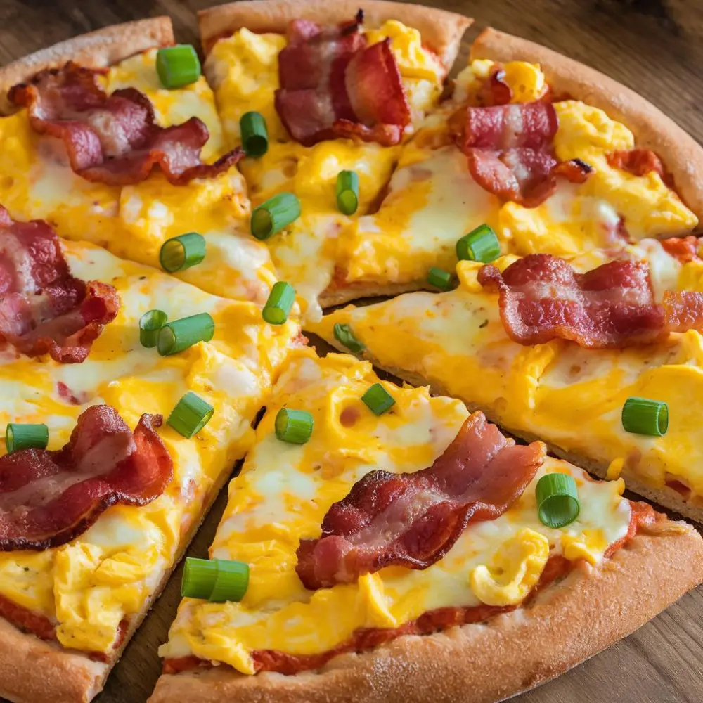 A slice of cheesy school pizza on a tray, capturing the nostalgic essence of cafeteria-style meals.