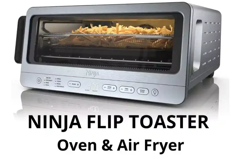 Ninja Flip Toaster with two slots for toasting bread and a sleek, modern design.