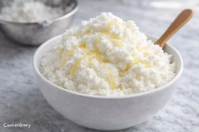 Close-up angled view of creamy snow ice cream