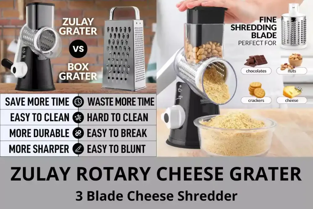 Zulay Rotary Cheese Grater