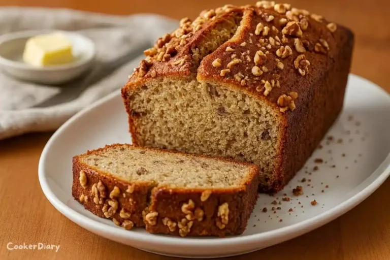 Banana Nut Bread Recipe with Walnuts