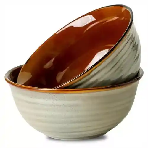 Deep Ceramic Mixing Bowls