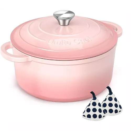 Umite Chef 5QT Enameled Cast Iron Dutch Oven