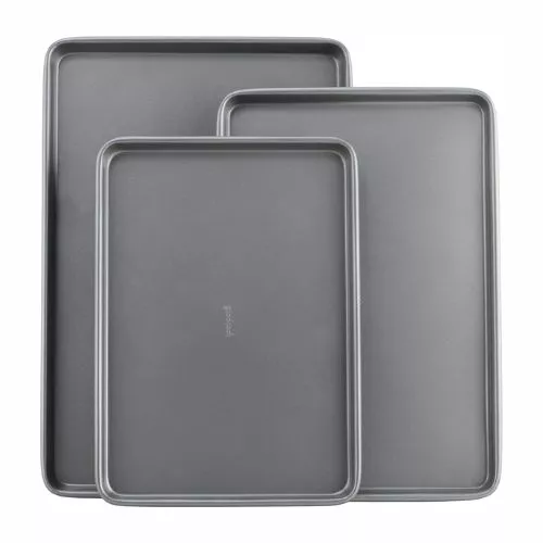 GoodCook Everyday Nonstick Carbon Steel Baking Sheet Set (3-Pack)