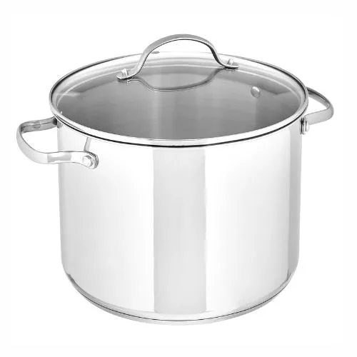 Amazon Basics Stainless-Steel Induction Compatible Stock Pot (8 Quart)