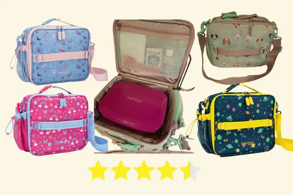Bentgo Kids lunch bag with insulated interior and colorful design
