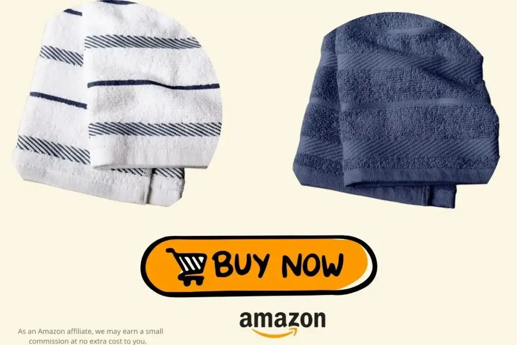 Set of KitchenAid Albany Kitchen Towels neatly folded on a countertop
