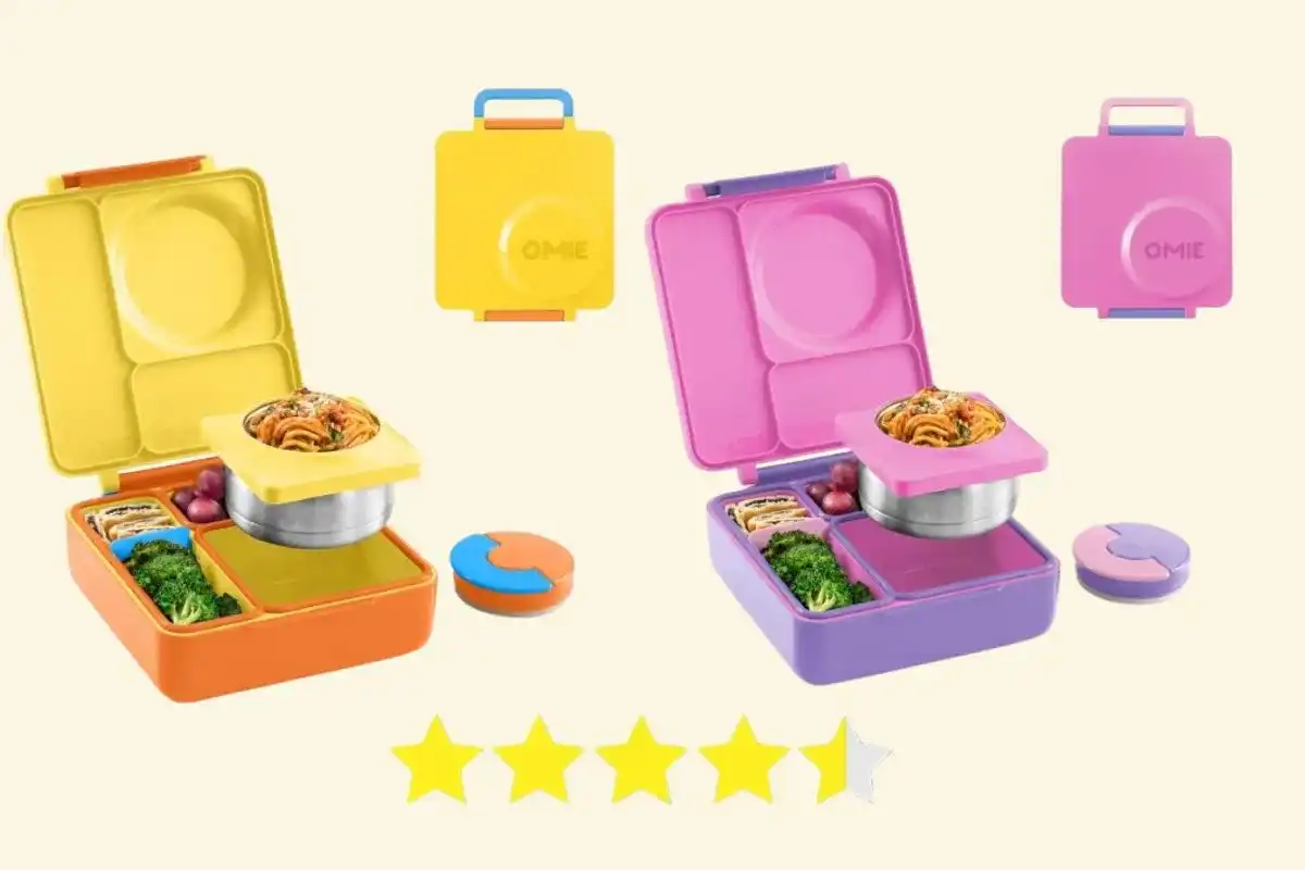 OmieBox Bento Lunch Boxes with multiple compartments for kids’ meals