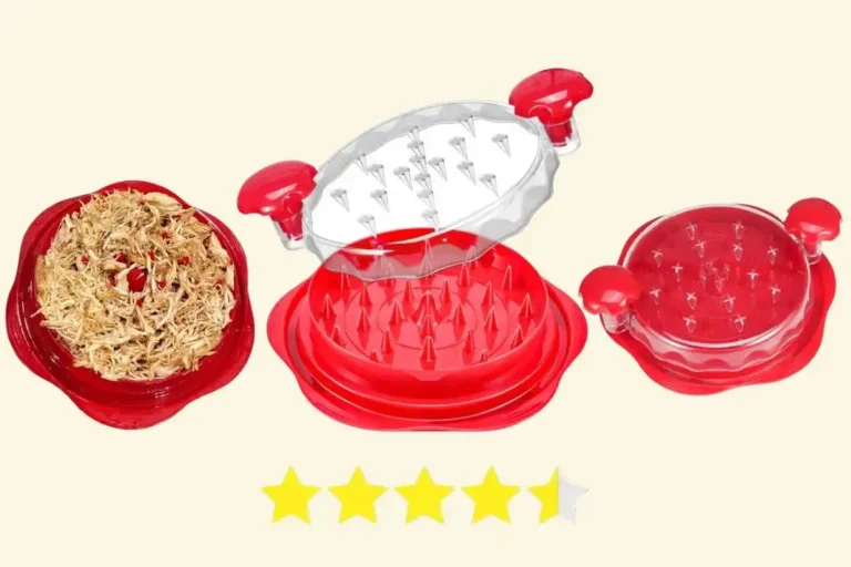 Durable chicken shredder tool with sturdy handles for shredding cooked meat