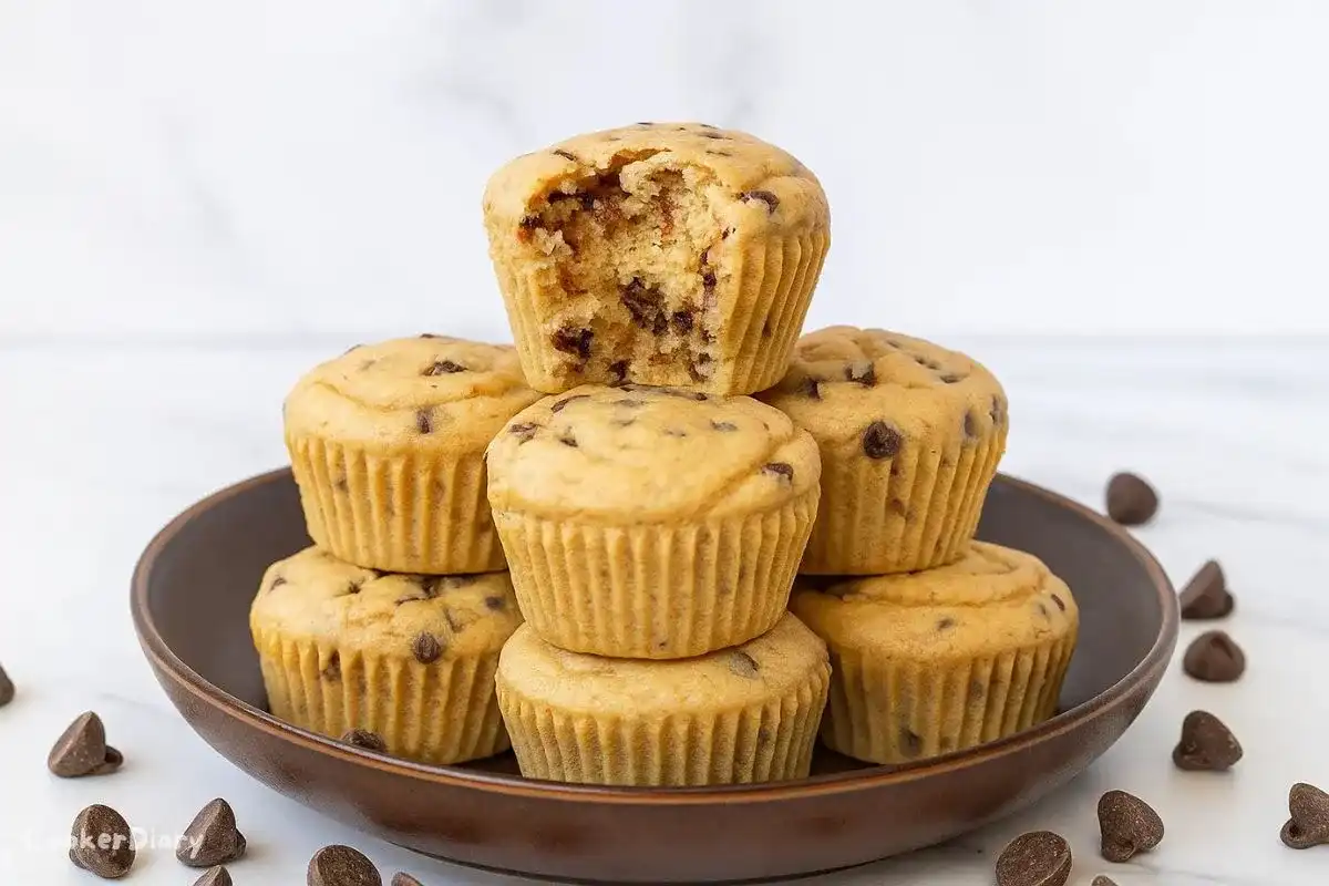 Freshly baked Kodiak muffins served on a plate