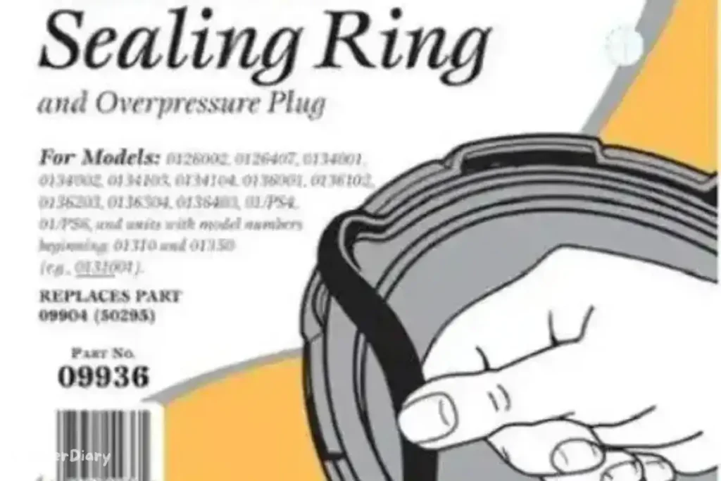 Amazon Brand Presto! pressure cooker black sealing ring replacement