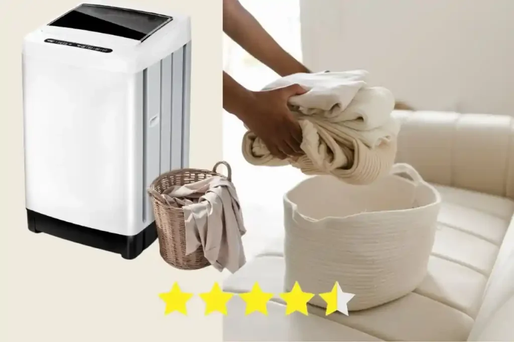 1.5 cu. ft. portable washing machine with compact design for small spaces