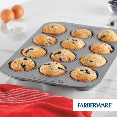 Farberware 12-Cup Nonstick Bakeware Muffin Pan