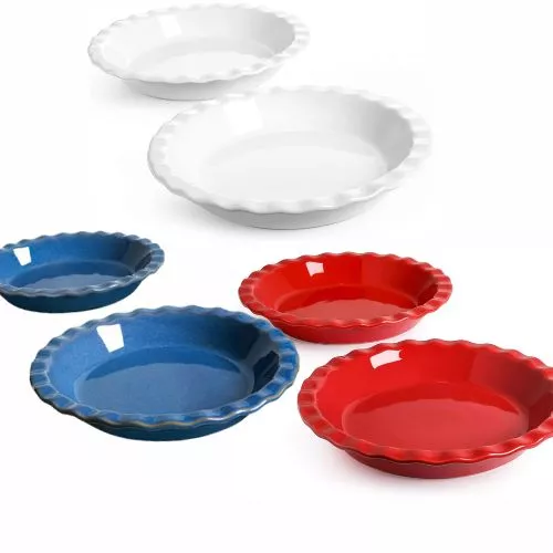LE TAUCI Ceramic Pie Dishes for Baking