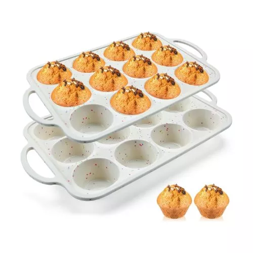 durable 12-cup muffin tray