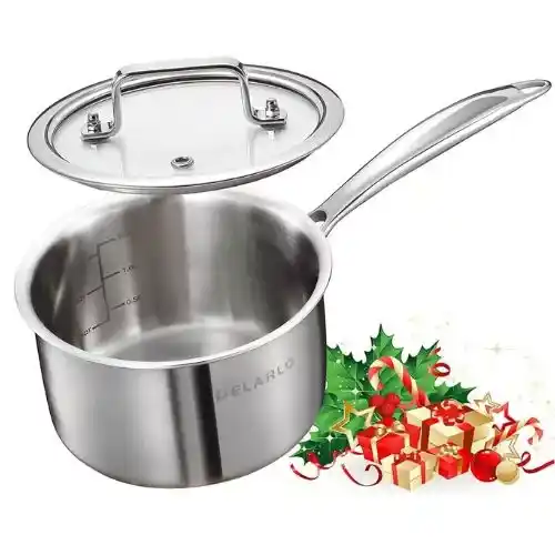 2-Quart Stainless Steel Saucepan
