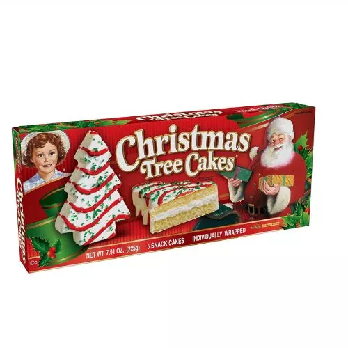 Little Debbie Christmas Tree Cakes (Vanilla)