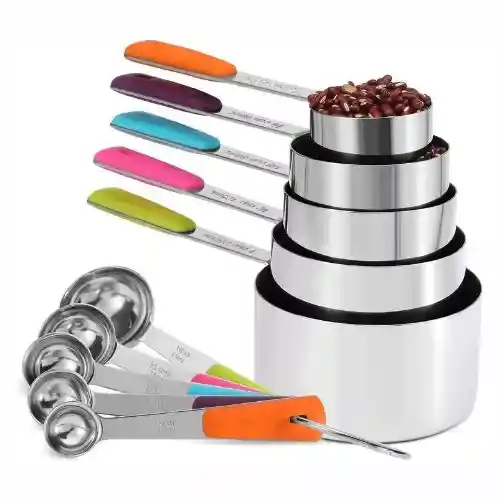 stainless-steel Measuring Cups and Spoons Set