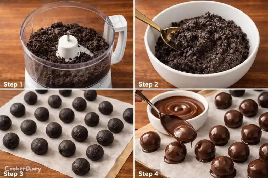 Step-by-step composite of making the recipe.
