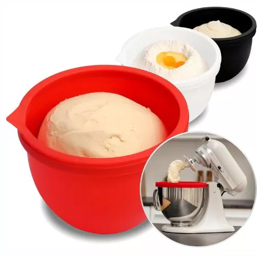 MixAid™ Silicone Bowl Liners for KitchenAid Tilt-Head 5 Qt mixers.