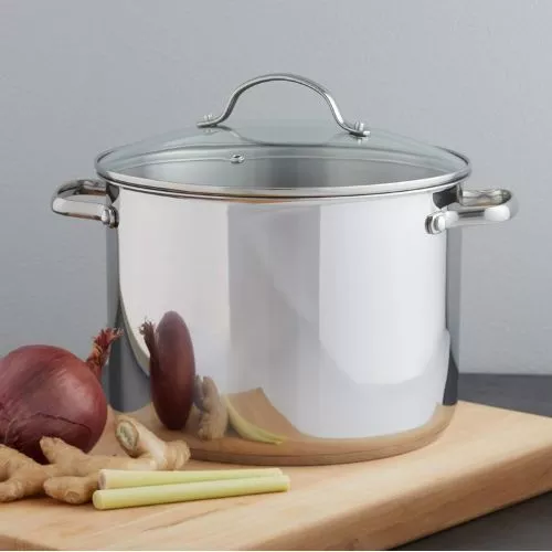 Amazon Basics 8-Quart Stainless Steel Stock Pot