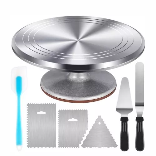 Kootek Aluminium Cake Turntable Set