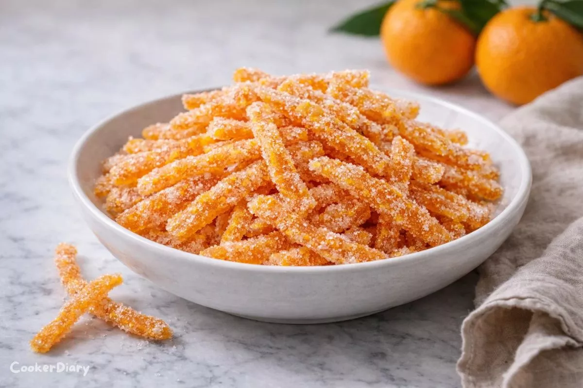 Homemade Candied Orange Peel Recipe