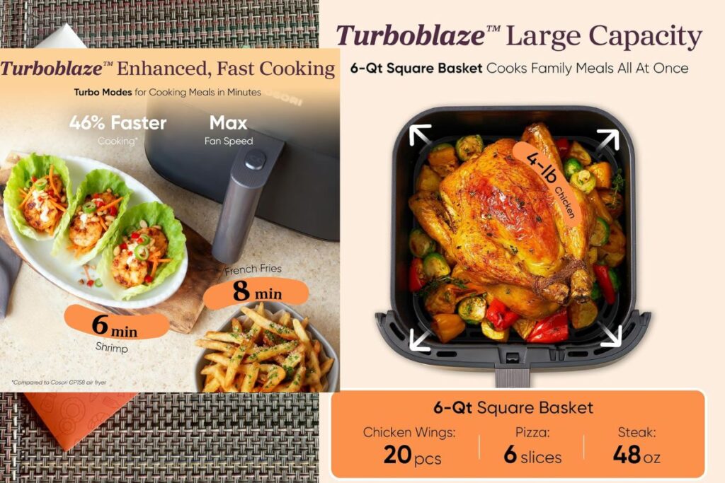 best Cosori TurboBlaze Air Fryer