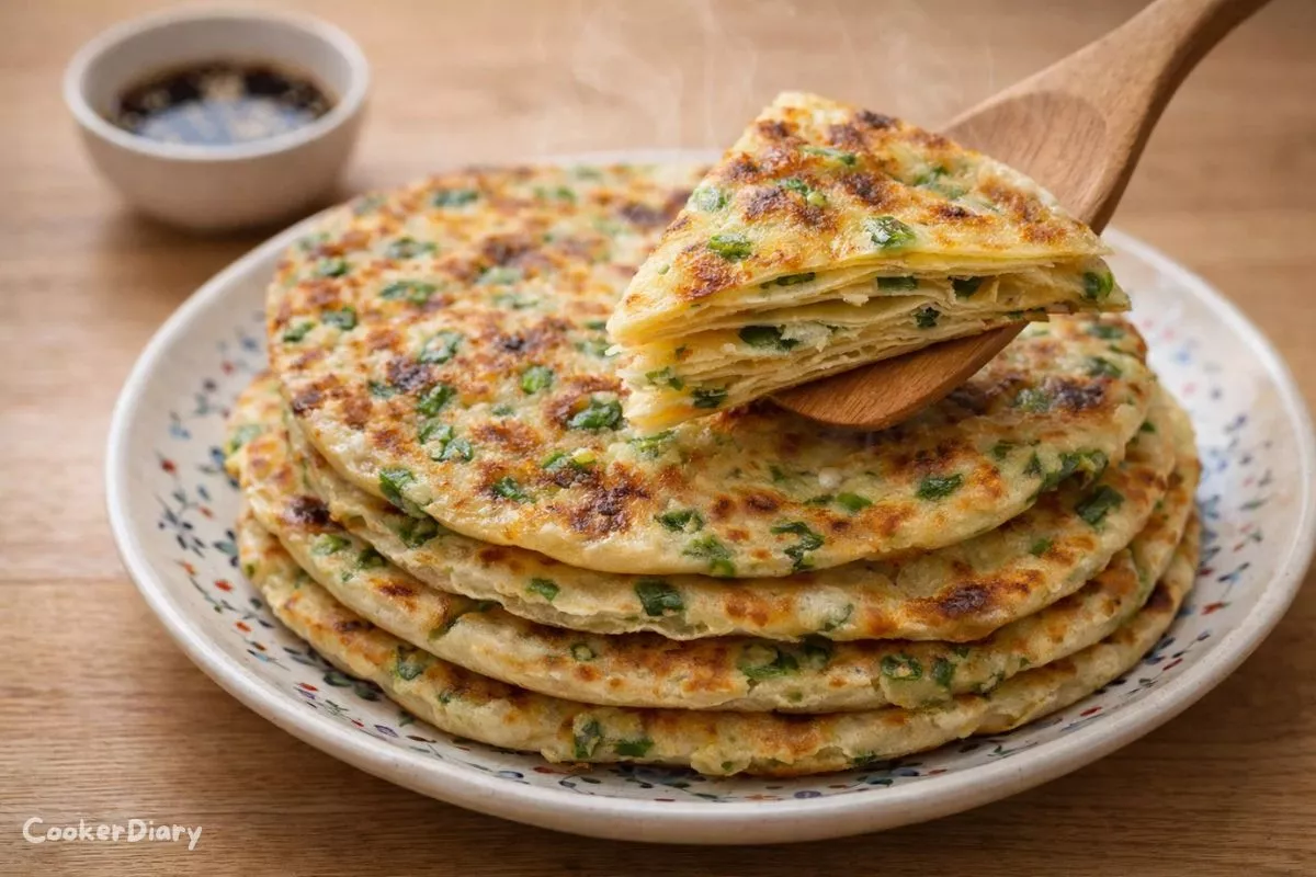 Easy Green Onion Pancake Recipe