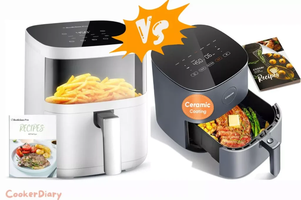 Beelicious Pro 4QT vs COSORI Air Fryer Pro 5QT