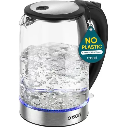 Cosori Electric Kettle (1.7L, Borosilicate Glass)