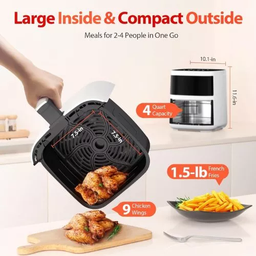 Beelicious airfryer with large basket