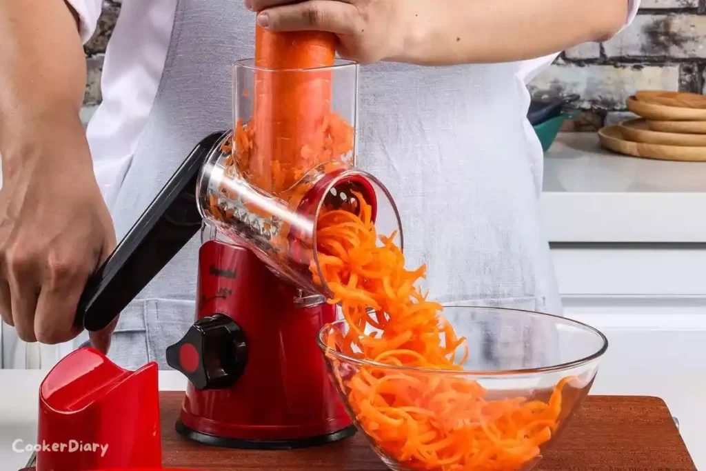 shredding blades of 
Geedel Rotary Grater suitable for all kind of vegetables