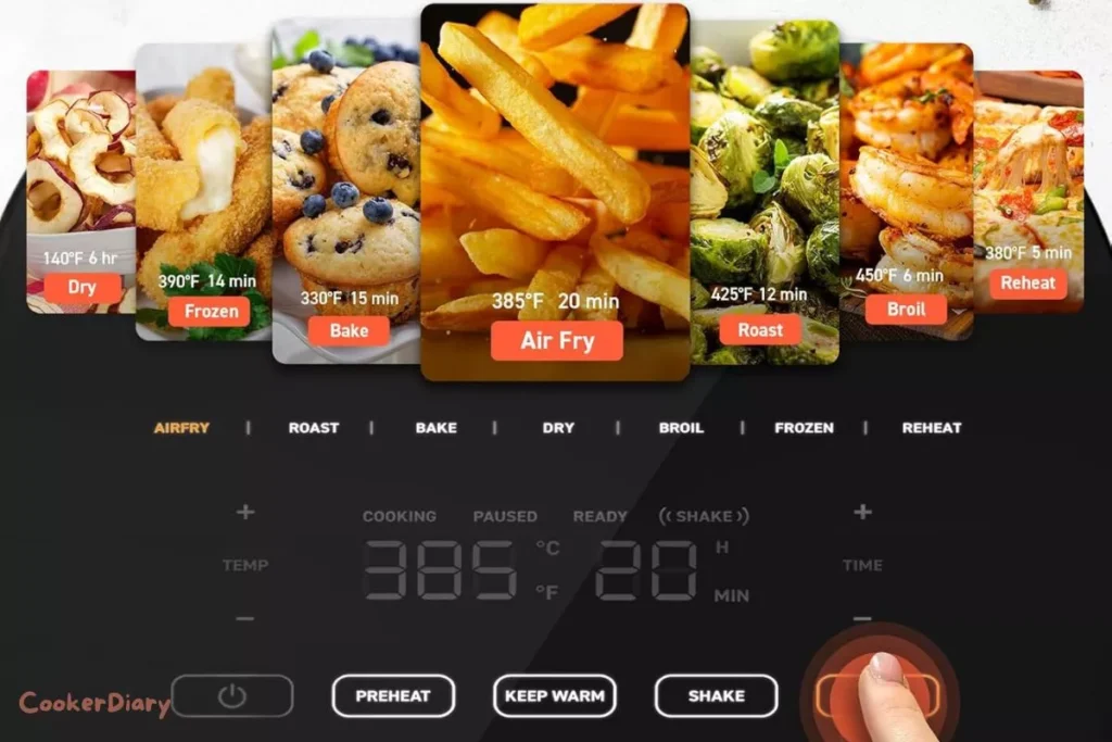 Cosori Air Fryer Pro LE user-friendly digital control