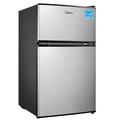 Midea 3.1 Cu. Ft. Double Door Mini Fridge – Compact, Quiet & Versatile
