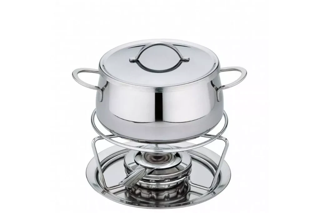 spring swiss fondue set