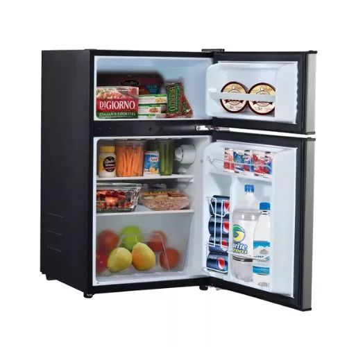 Whirlpool 3.1 cu ft Mini Refrigerator Stainless Steel WH31S1E