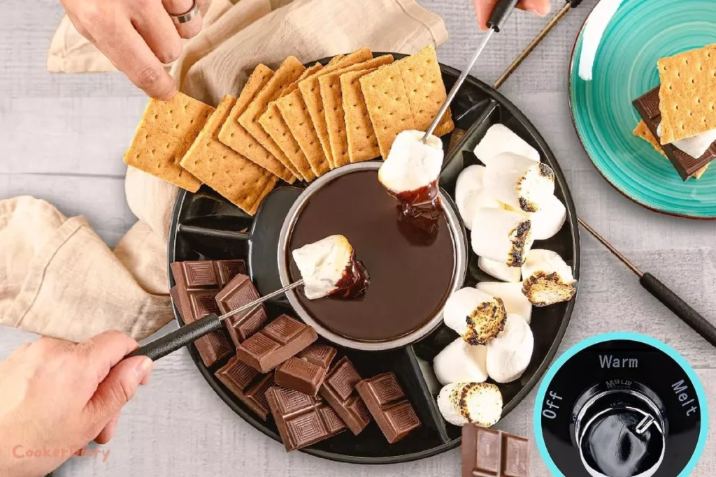 this electric fondue pot is ideal for family gathering